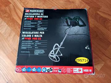 Miscelatore per malta e colore Parkside 220v nuovo