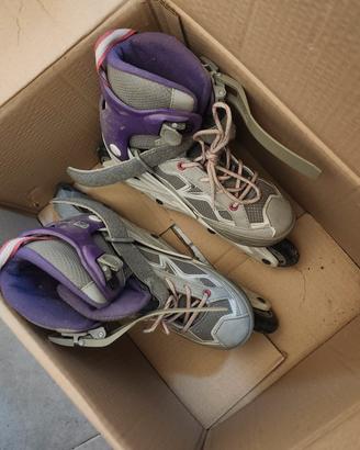 rollarblade pattini bambini 4 ruote 35 a 38 regola