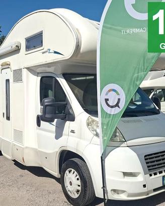 CAMPER RIMOR FORD MANSARDATO 6 POSTI DINETTE GARAG
