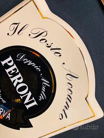 Insegna BIRRA Peroni Porcellana numerata