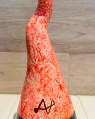 Corno portafortuna artigianale in ceramica