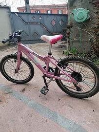 Biciclette bambina rosa alluminio