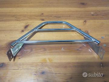 Portapacchi cromato per moto custom