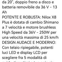 fat bike nilox x8+