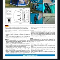 Tenda campeggio 8 posti