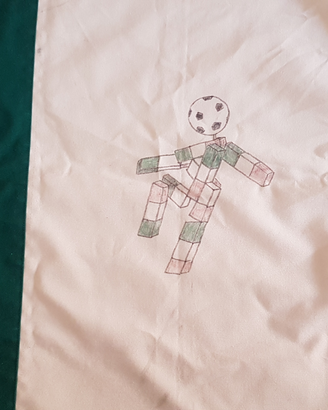 Bandiera e gioco Italia 90