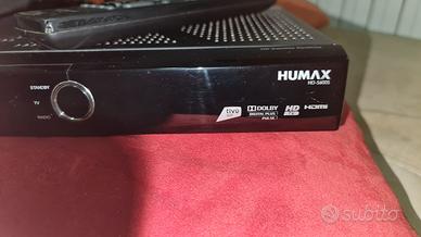 Decoder tivusat Humax con scheda attiva