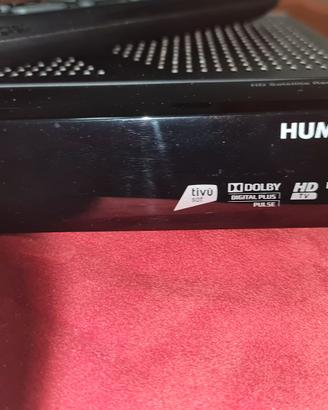 Decoder tivusat Humax con scheda attiva