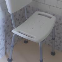 Sgabello per doccia/bagno anziani