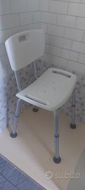 Sgabello per doccia/bagno anziani
