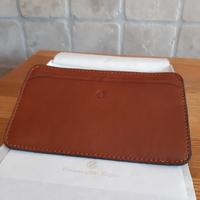 Porta Carte 'Ermenegildo Zegna' in vera pelle