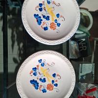 Coppia di piattini Deruta