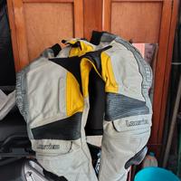 tuta moto pelle divisibile