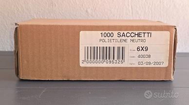 Sacchetti plastica trasparente