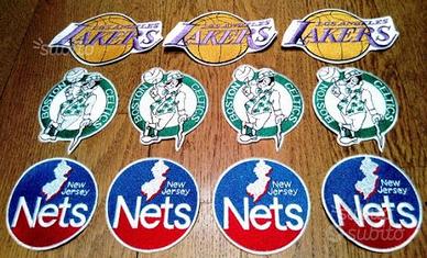 Toppe NBA ricamate Vintage Patch '80