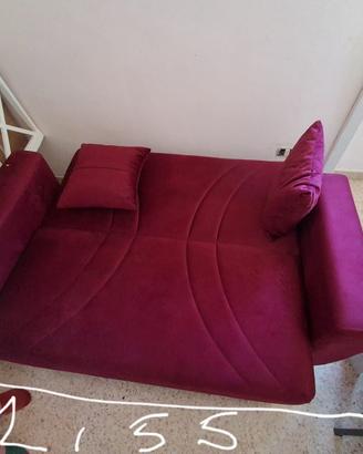 divano letto due posti con contenitore