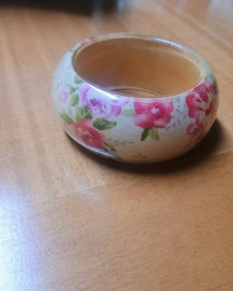 Bracciale donna in resina trasparente 