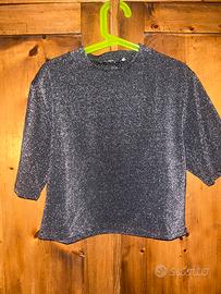 maglietta crop donna