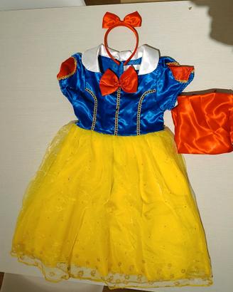Vestito carnevale Biancaneve
