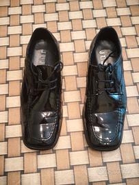 Scarpe eleganti bambino/ragazzo nero lucido tg 36