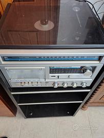 Giradischi in vinile e 4 casse Pioneer 