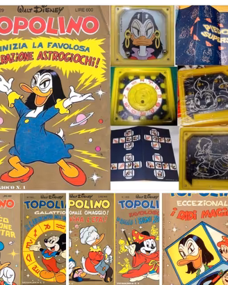 C.erco Astrogiochi gadget topolino anni 80