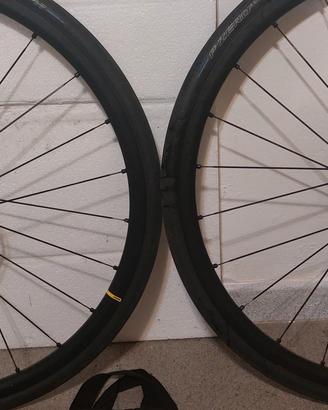 Ruote Mavic Ksyrium S, pacco pignoni e dischi 
