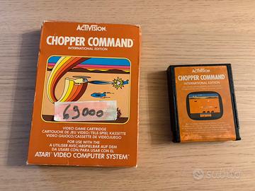 Cartuccia atari 2600 chopper command anni 80