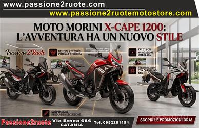 Moto Morini X-Cape 1200 Nero Rosso Bianca - PRONTA