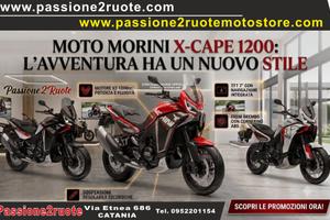Moto Morini X-Cape 1200 Nero Rosso Bianca - PRONTA
