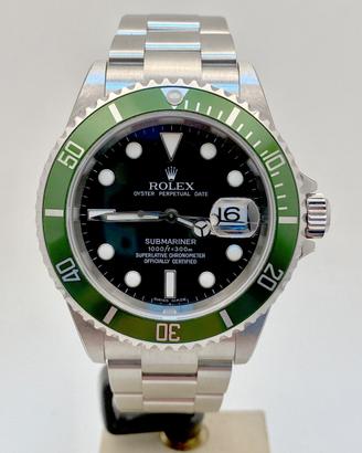 rolex submariner kermit nos 40 mm 16610LV