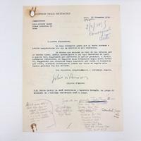 Firma autografa originale di Silvio d’Amico