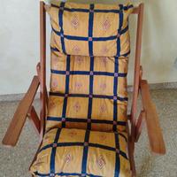 Sedia sdraio imbottita 