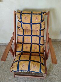 Sedia sdraio imbottita 