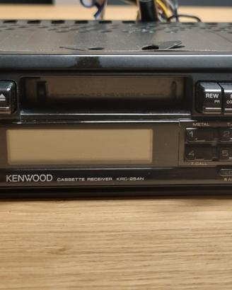 autoradio vintage a cassette Kenwood krc254n