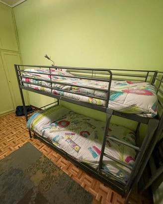 Letto a castello 3 posti ikea con 3 materassi