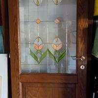 set 5 porte da interno in legno massello