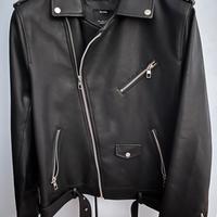 Giacca in pelle Bershka