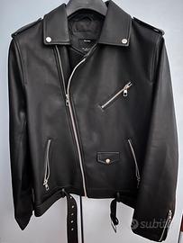 Giacca in pelle Bershka