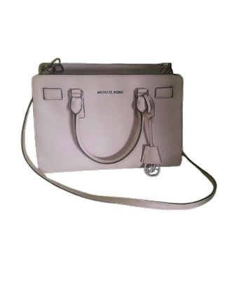 Borsa rosa Michael Kors Dillon originale in pelle