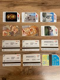 Schede telefoniche urmet bianche AA e turistica