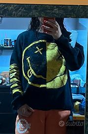 Felpa con logo dei Nirvana