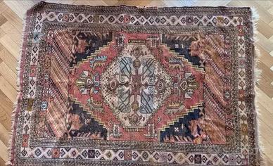 Tappeto Persiano Antico Heriz Karajeh 120x152