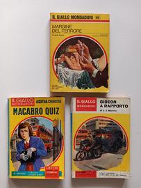 Gialli Mondadori anni '60 - Lotto 3 volumi