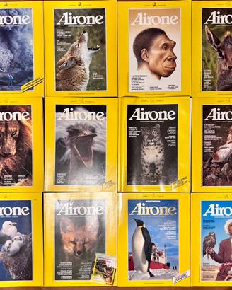 Lotto 12 Riviste AIRONE (1982-1987) perfette!!!