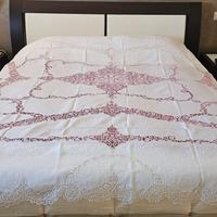 Copriletto Matrimoniale Tombolo puro Lino