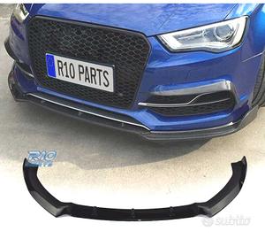 SPOILER LIP ANTERIORE AUDI A3 8V LOOK SLINE IN ABS