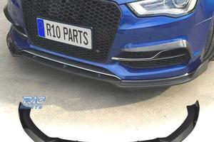 SPOILER LIP ANTERIORE AUDI A3 8V LOOK SLINE IN ABS