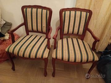 Coppia di poltroncine vintage