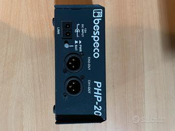 Bespeco PHP-20 alimentatore Phantom 48V 2 canali